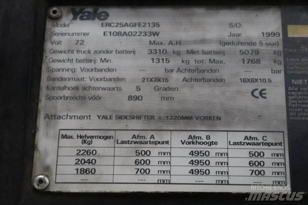 Yale ERC25AGF Električni viličari