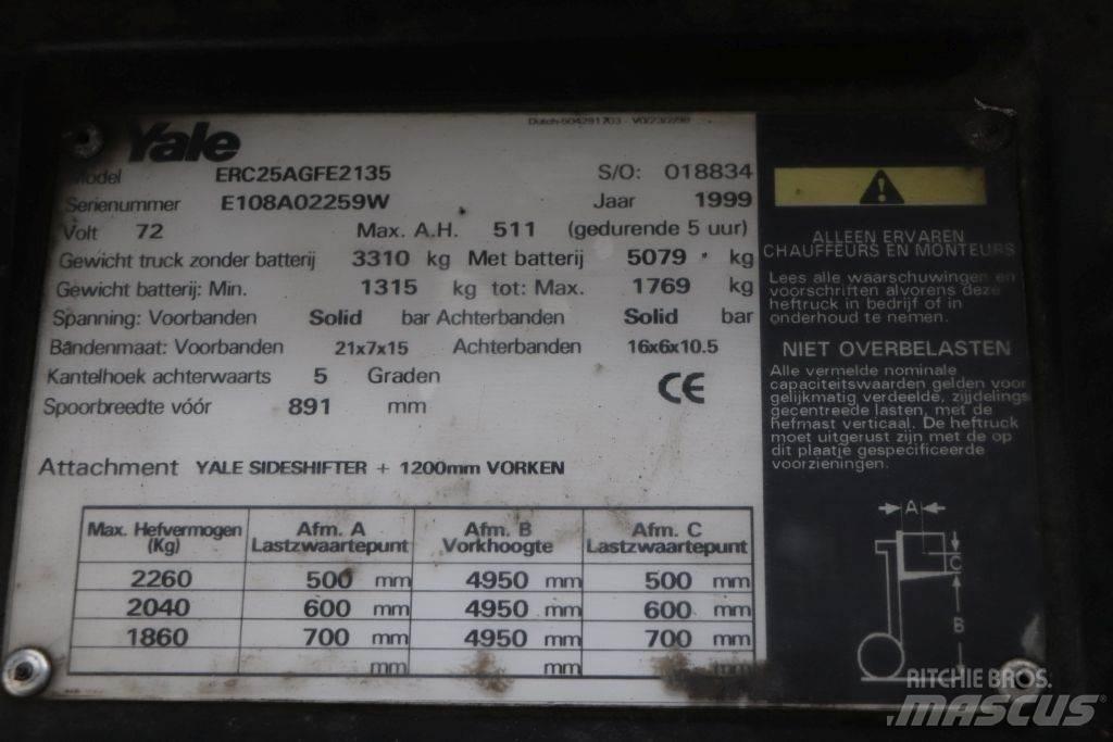 Yale ERC25AGF Električni viličari