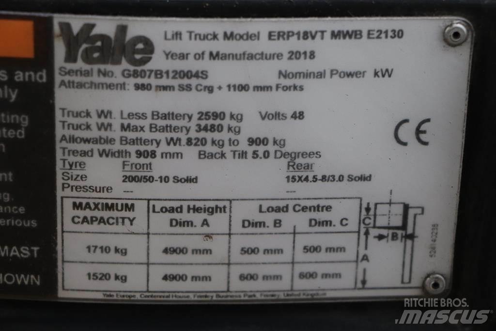 Yale ERP18VT Električni viličari