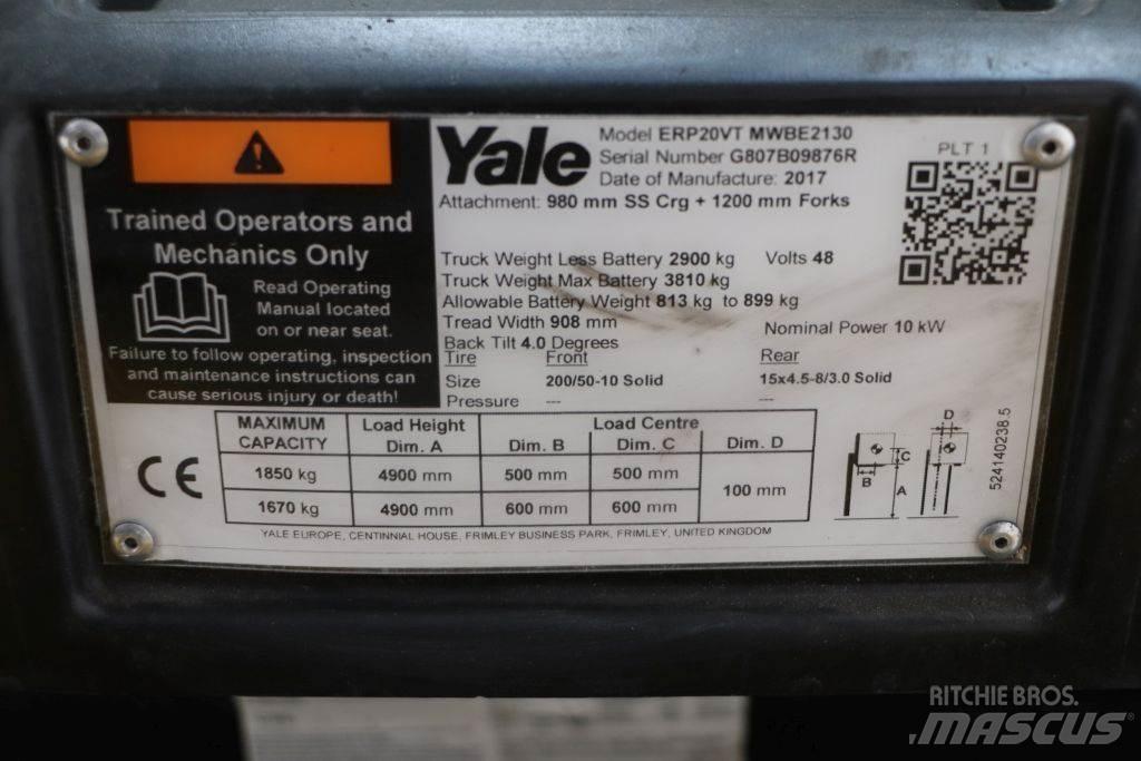 Yale ERP20VT Električni viličari