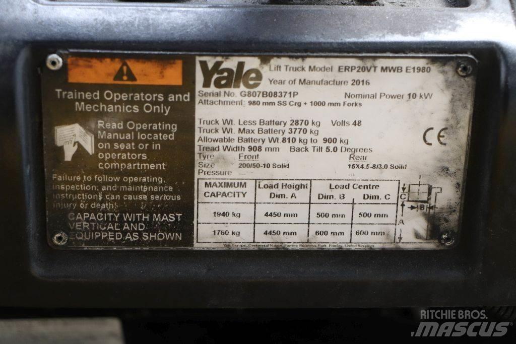 Yale ERP20VT Električni viličari