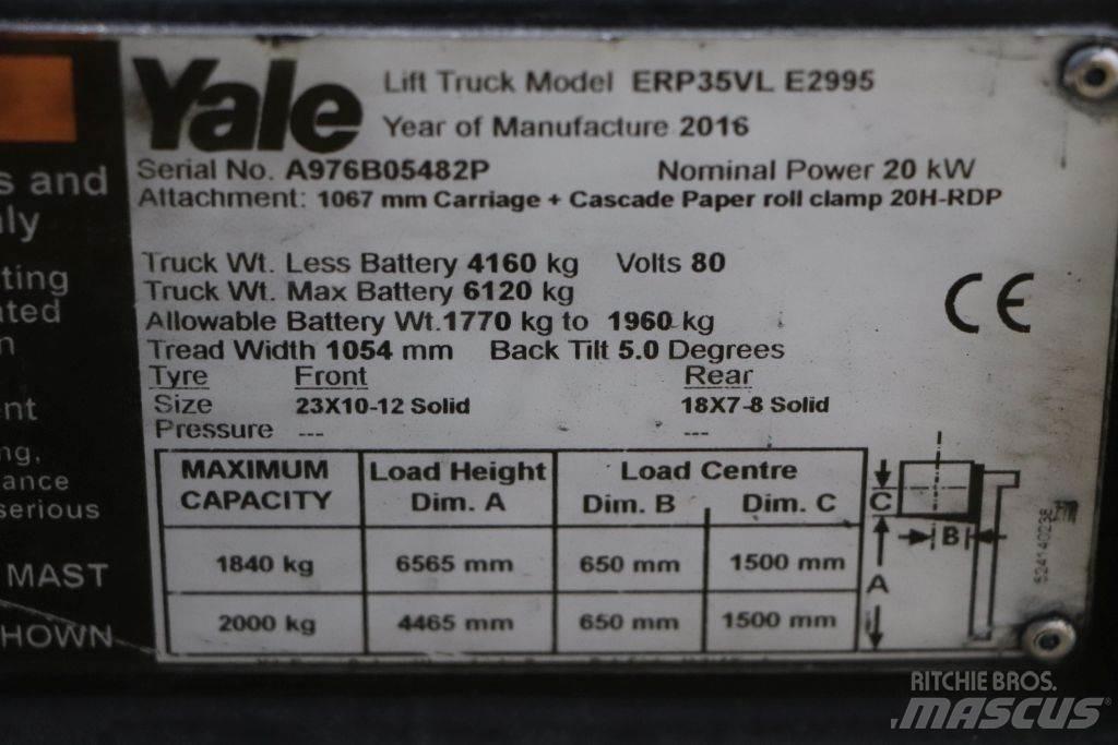 Yale ERP35VL Električni viličari