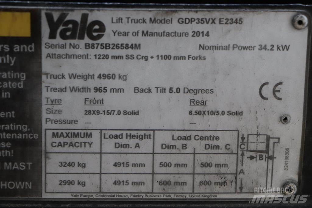 Yale GDP35VX Dizelski viličari