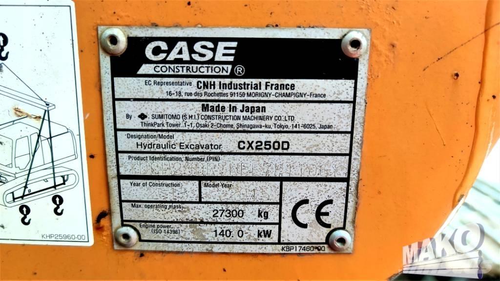 CASE CX 250 D Bageri gusjeničari