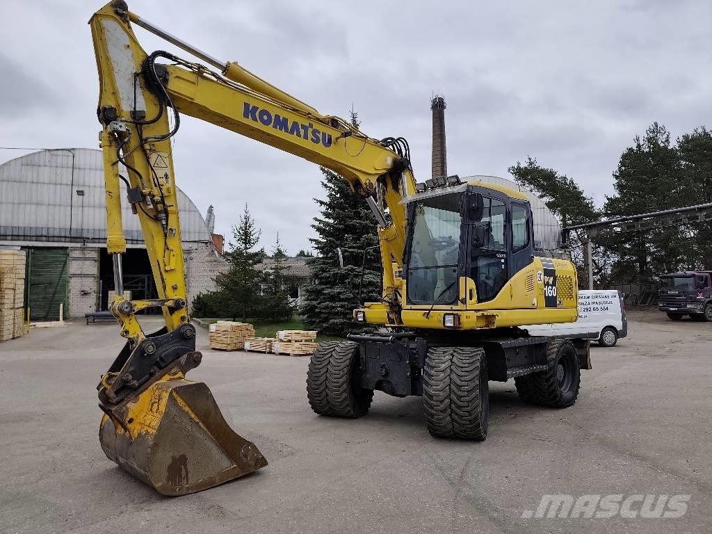 Komatsu PW 160-7E0 Bageri na kotačima