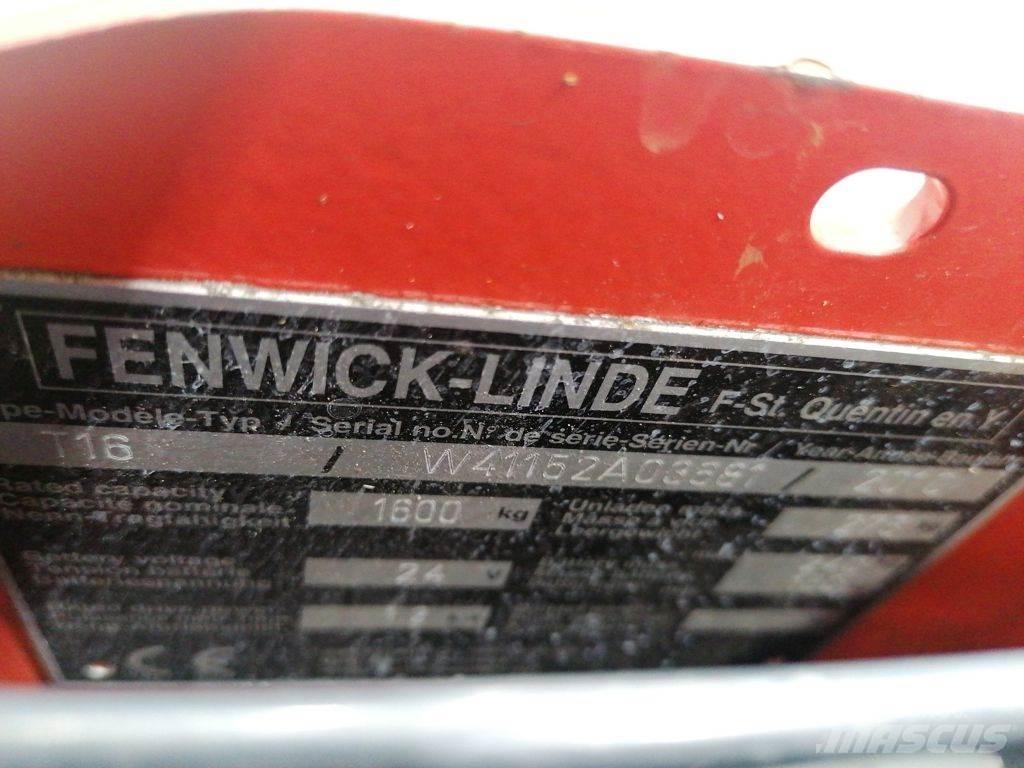 Linde T16 Nisko podizni električni viličar