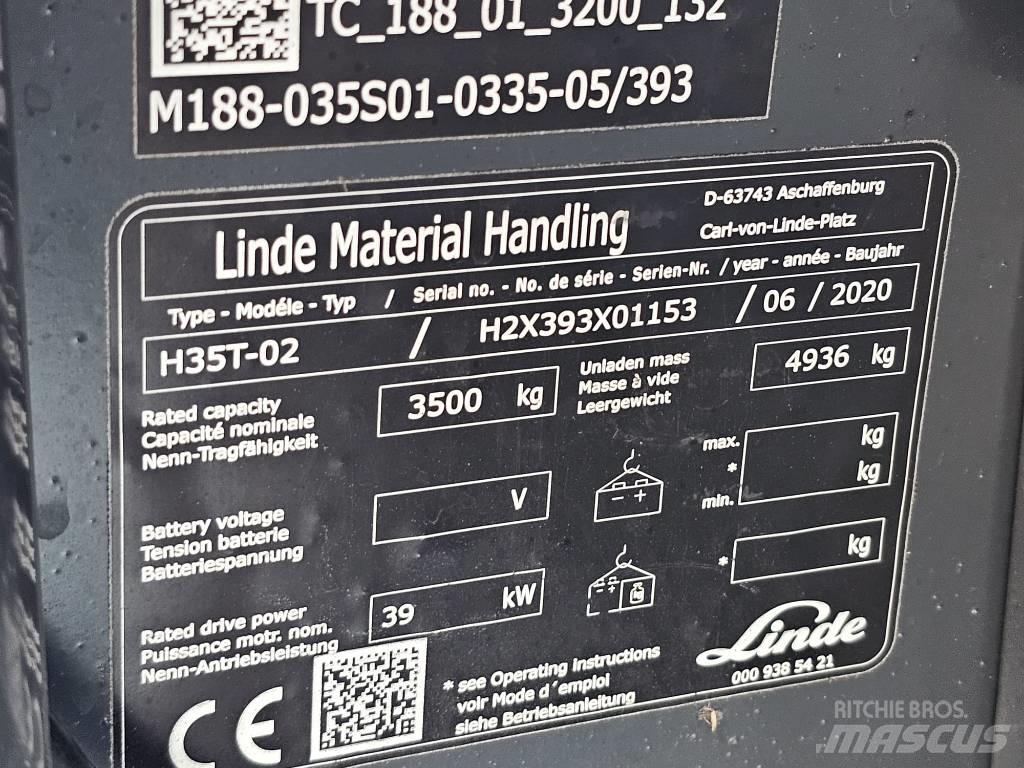 Linde H35T-02 Plinski viličari