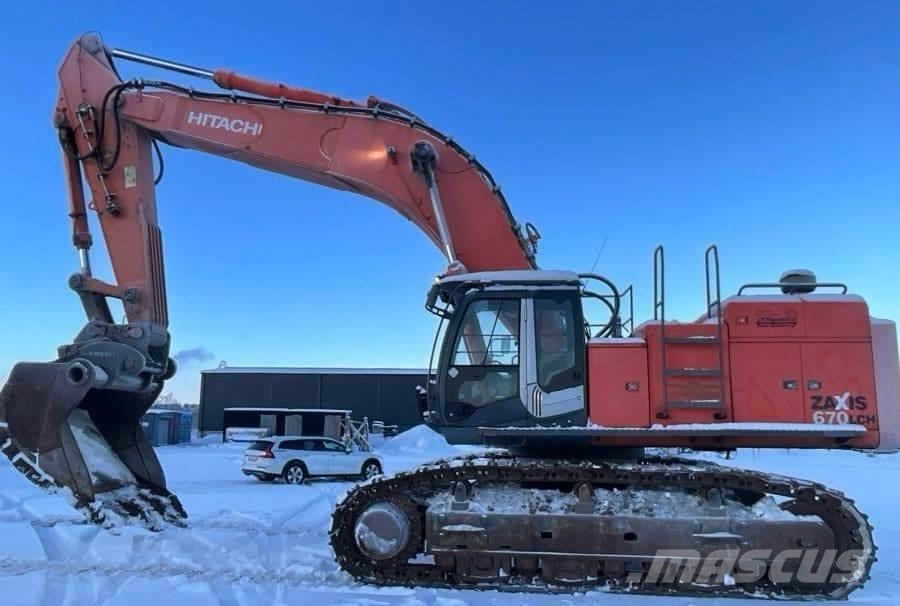Hitachi ZX 670 LCH Bageri gusjeničari