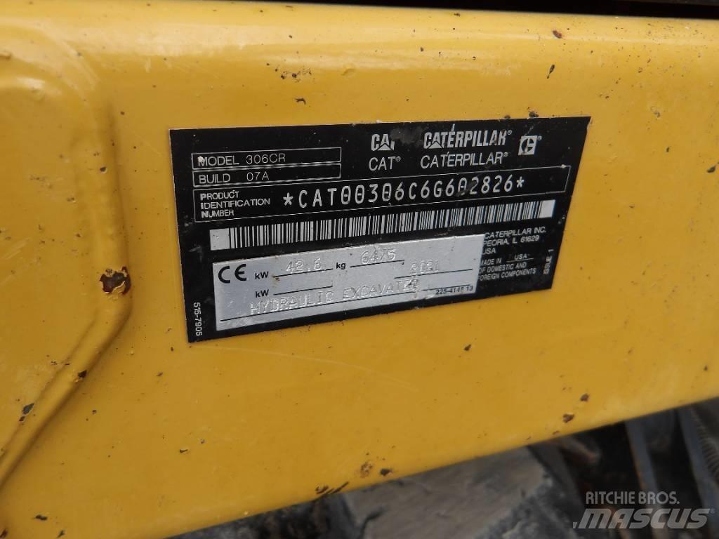 CAT 306 CR Mini bageri <7t