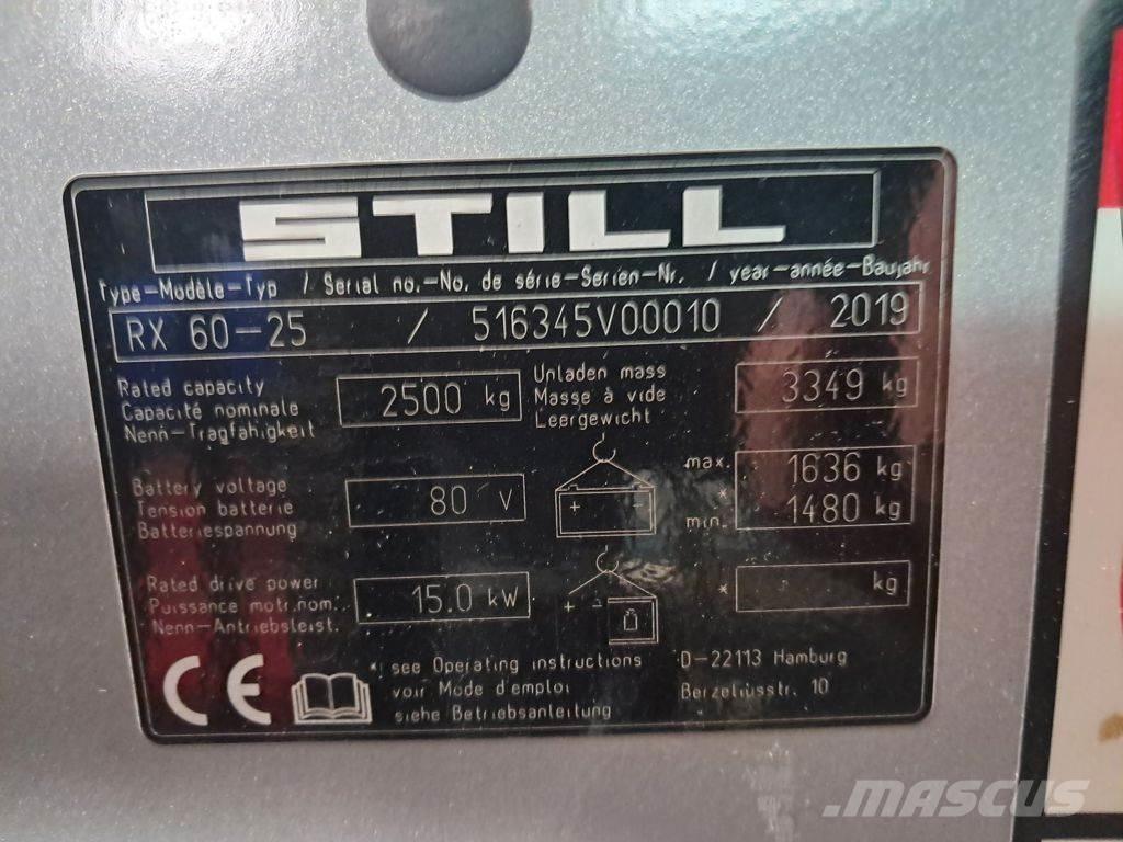 Still RX60-25 Električni viličari