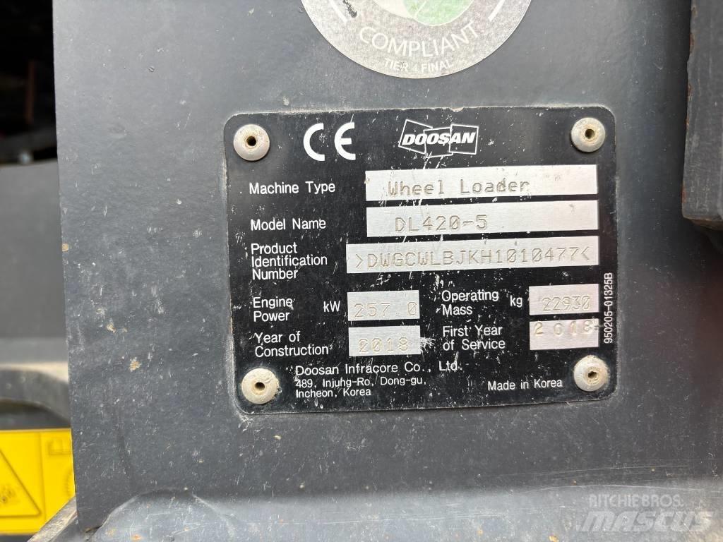Doosan DL 420-5 Utovarivači na kotačima