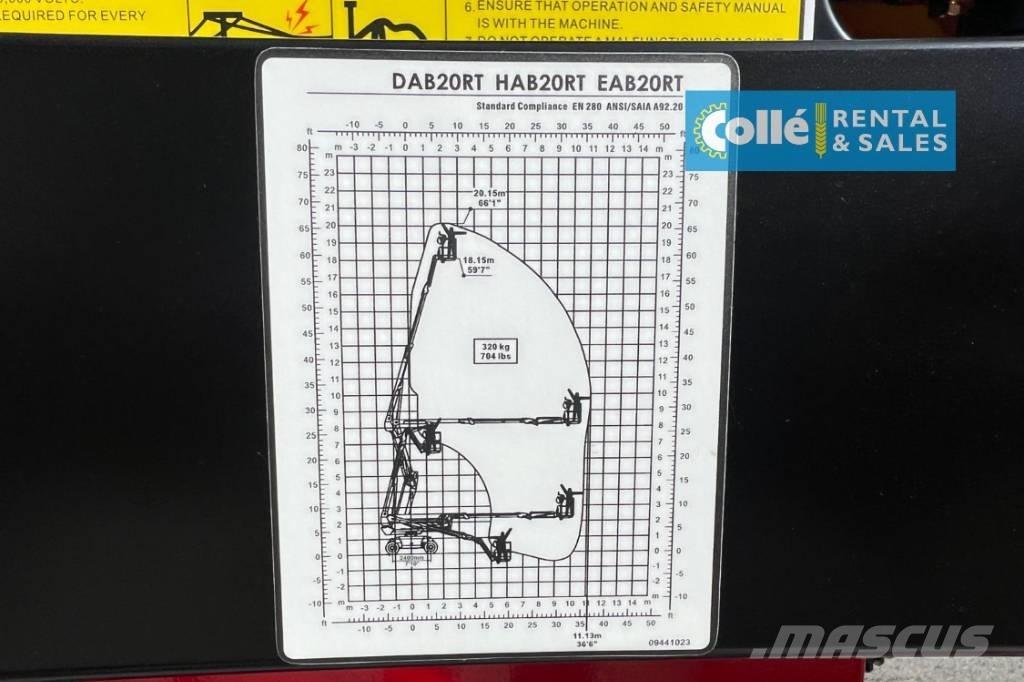 Magni DAB 20 RT | 2025 Zglobne podizne platforme