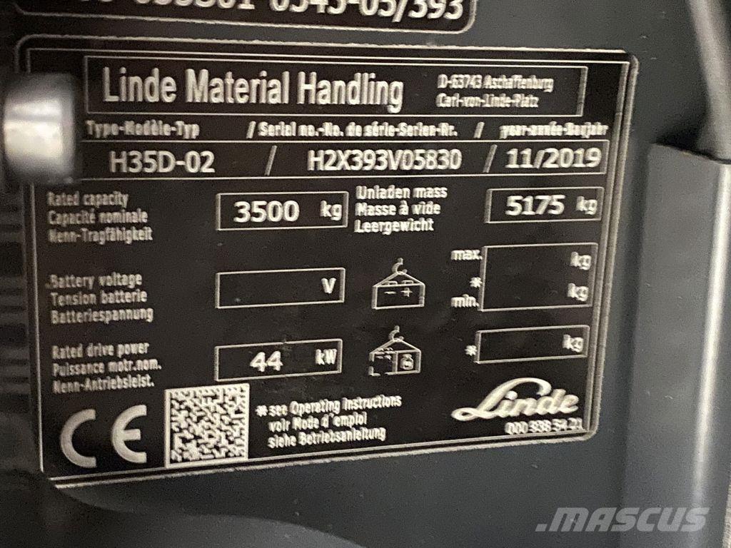 Linde H35D-02 Dizelski viličari