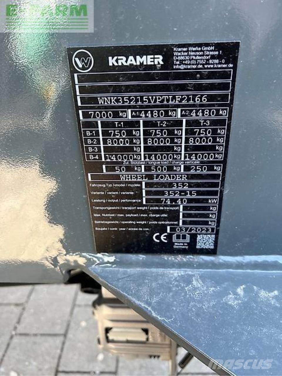 Kramer kl35.8t Poljoprivredni teleskopski utovarivači