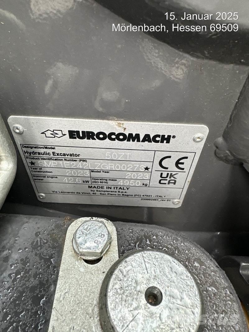 Eurocomach 50ZT Mini bageri <7t