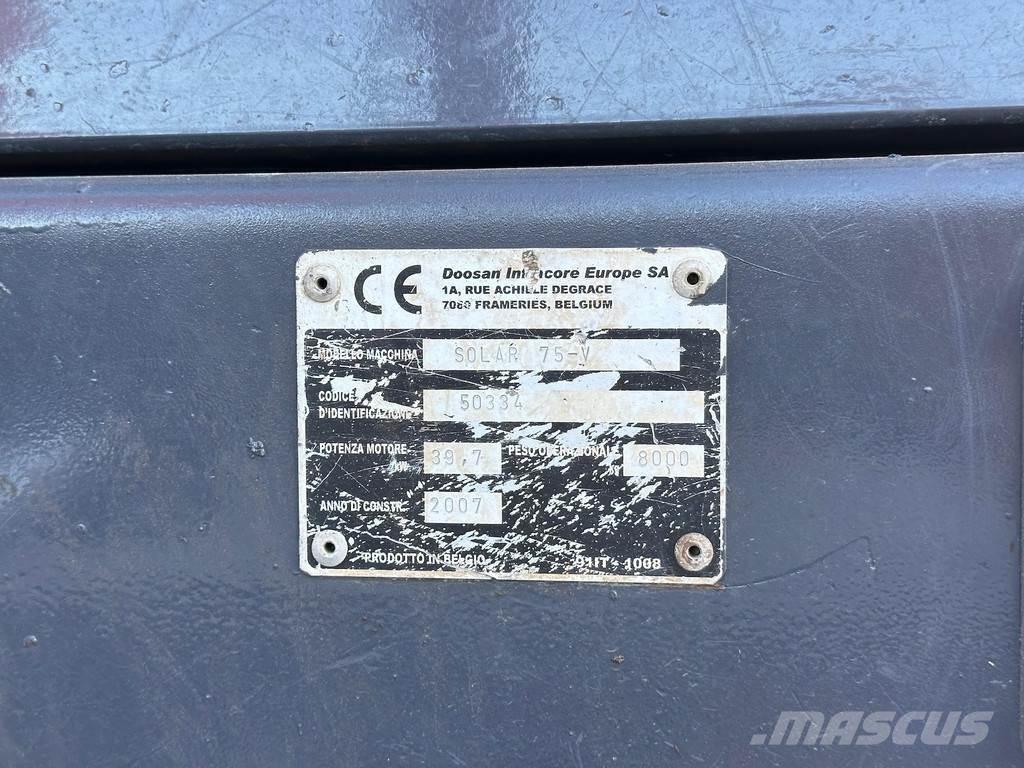 Doosan SOLAR 75V Midi bageri 7t – 12t