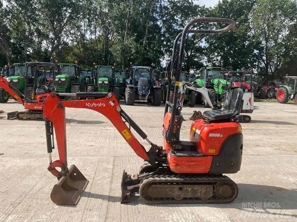 Kubota K 008-3 Mini bageri <7t