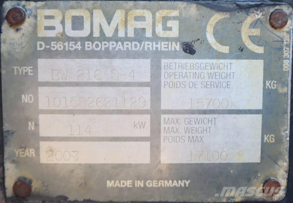 Bomag BW 216 D-4 Kompaktori zemlje