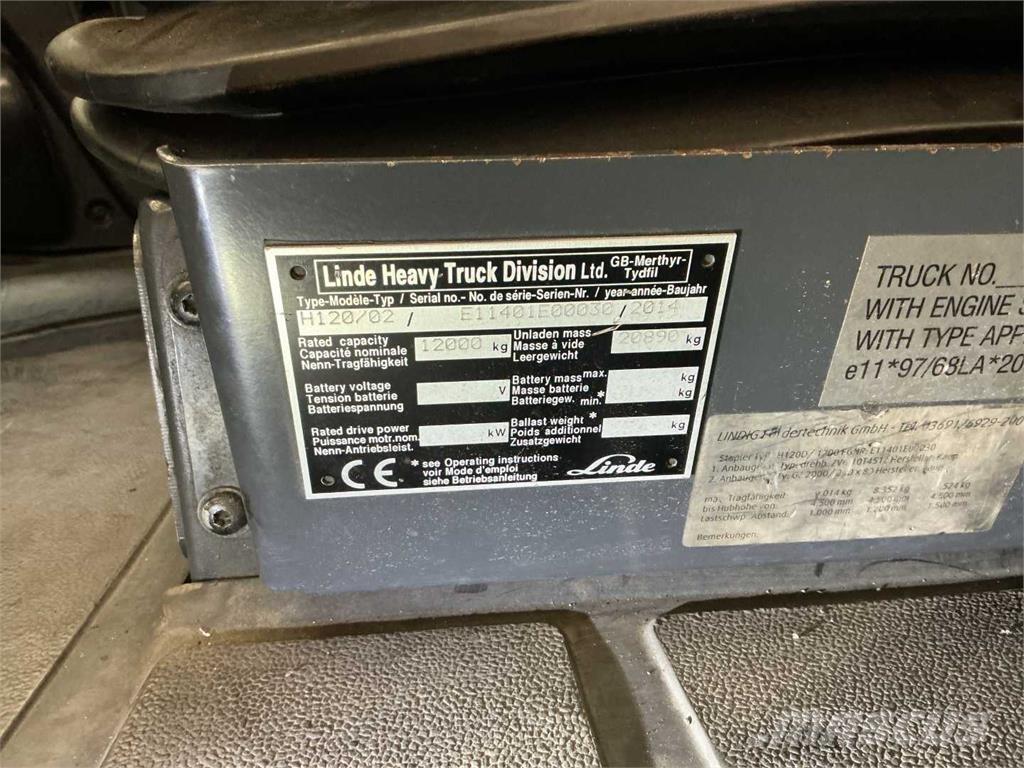 Linde H120D/1200 Dizelski viličari