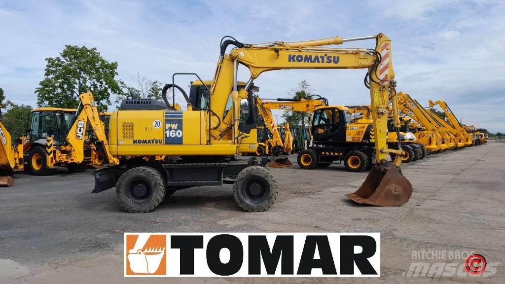 Komatsu PW 160-7 Bageri na kotačima