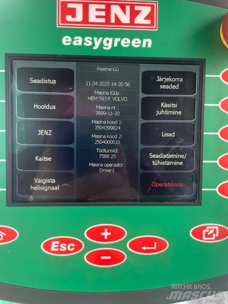 JENZ HEM 593 R Drobilice za drvo / čiperi