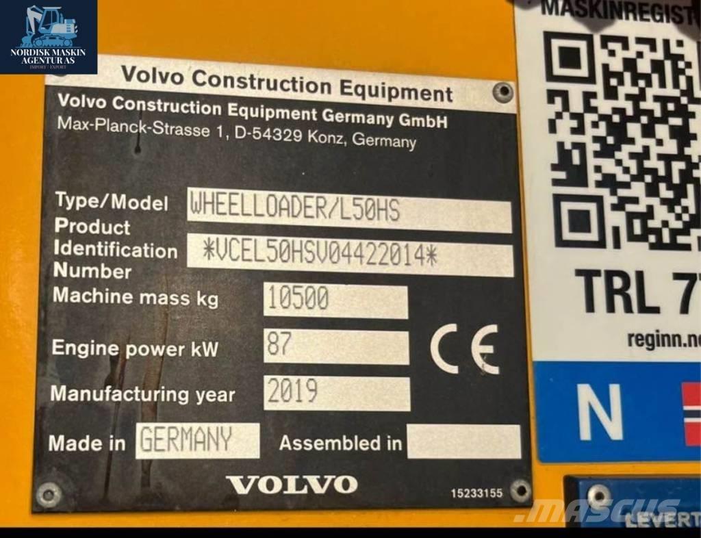 Volvo L 50 HS Utovarivači na kotačima