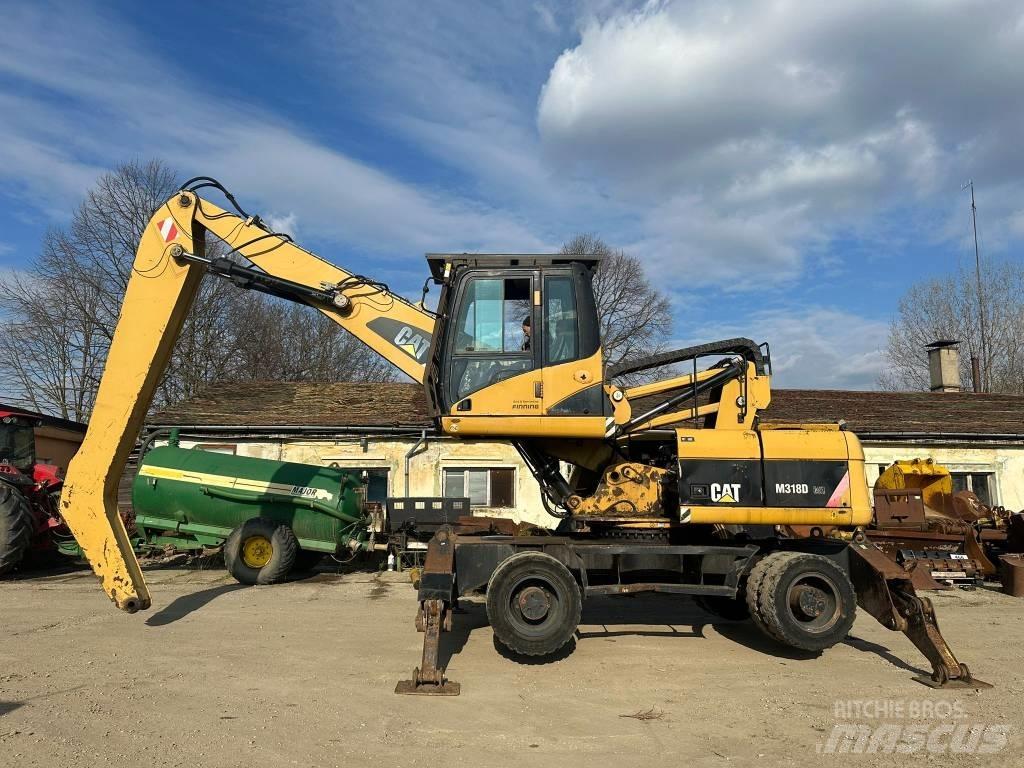 CAT M 318 D MH Bageri za manipuliranje materijalom / otpadom