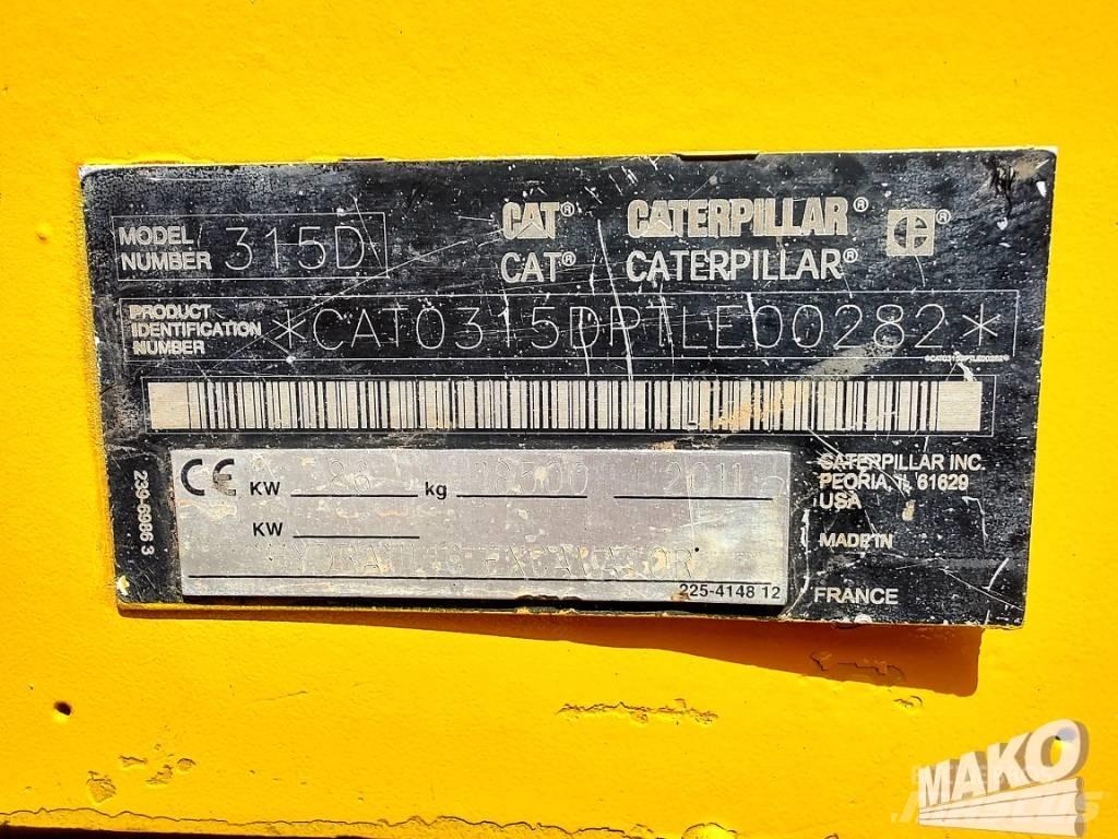 CAT 315 D Bageri gusjeničari