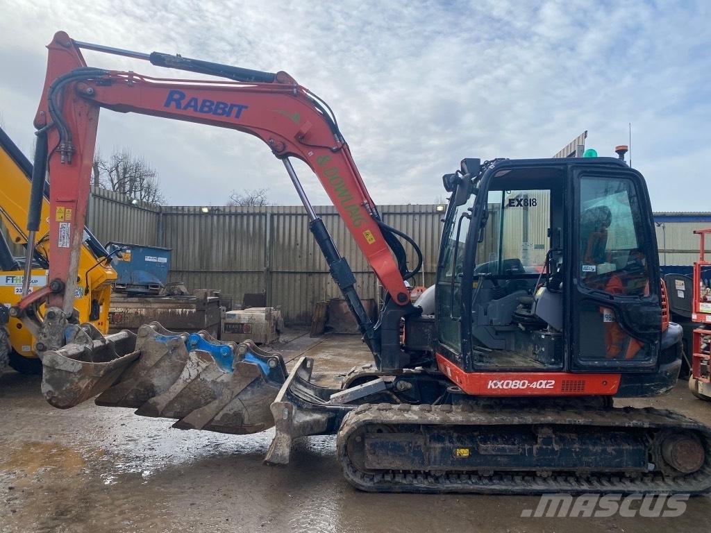 Kubota KX 080-4 Midi bageri 7t – 12t