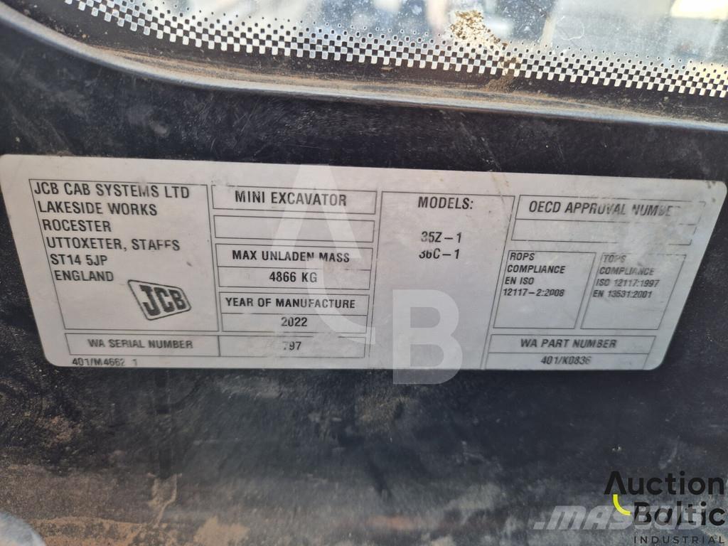 JCB 36C-1 Mini bageri <7t