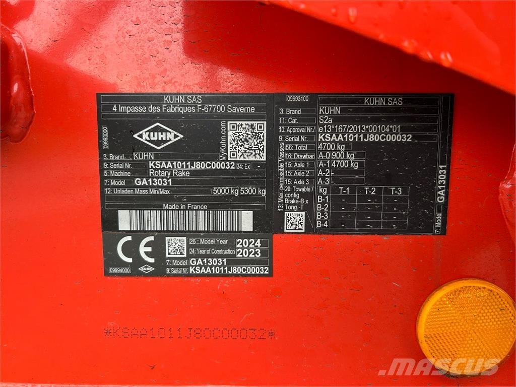 Kuhn GA 13031 Skupljači otkosa
