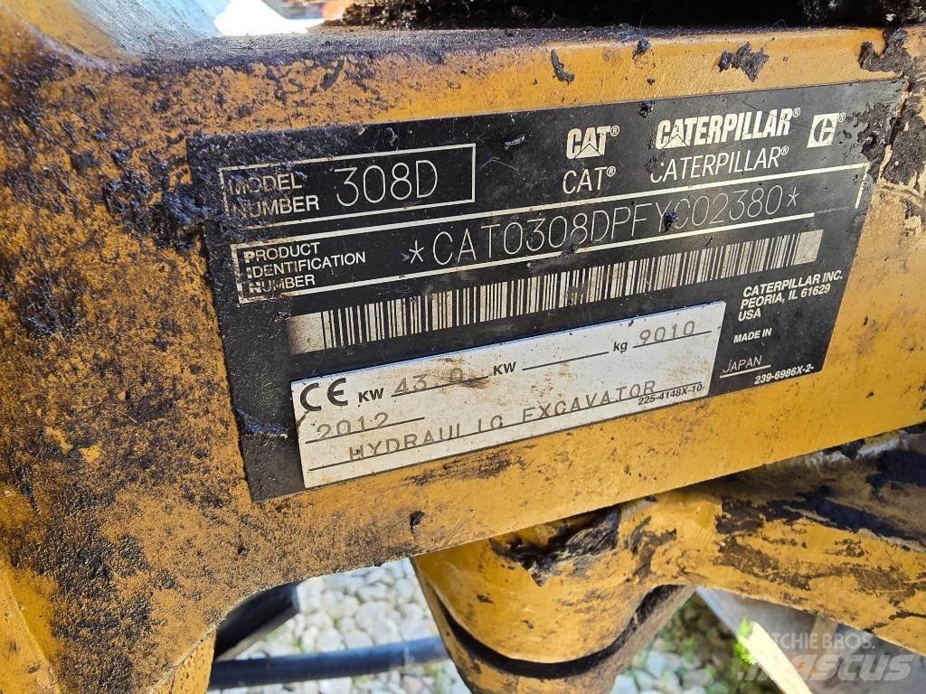 CAT 308 D Midi bageri 7t – 12t