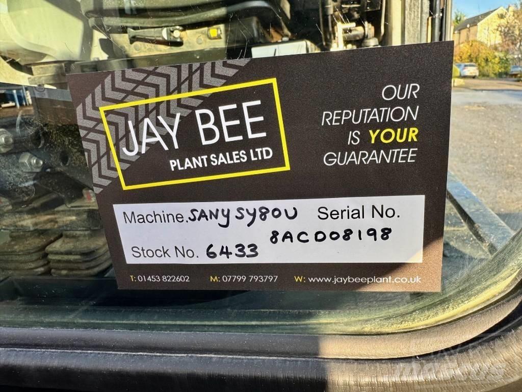 Sany SY 80 U Mini bageri <7t