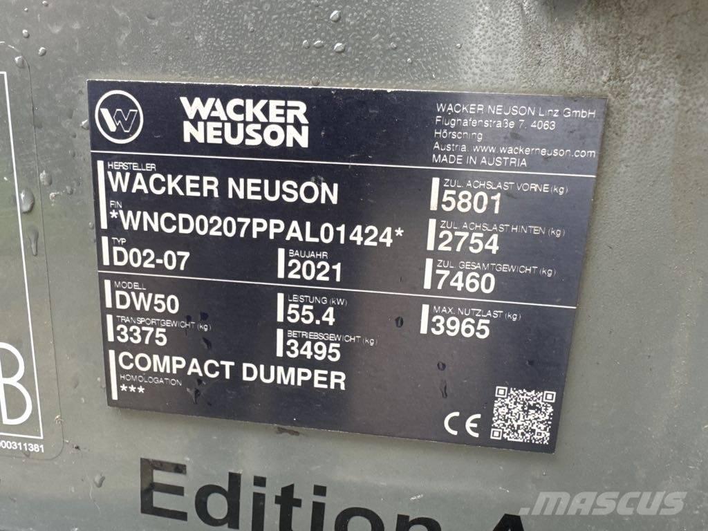 Wacker Neuson DW50 Demperi za gradilišta