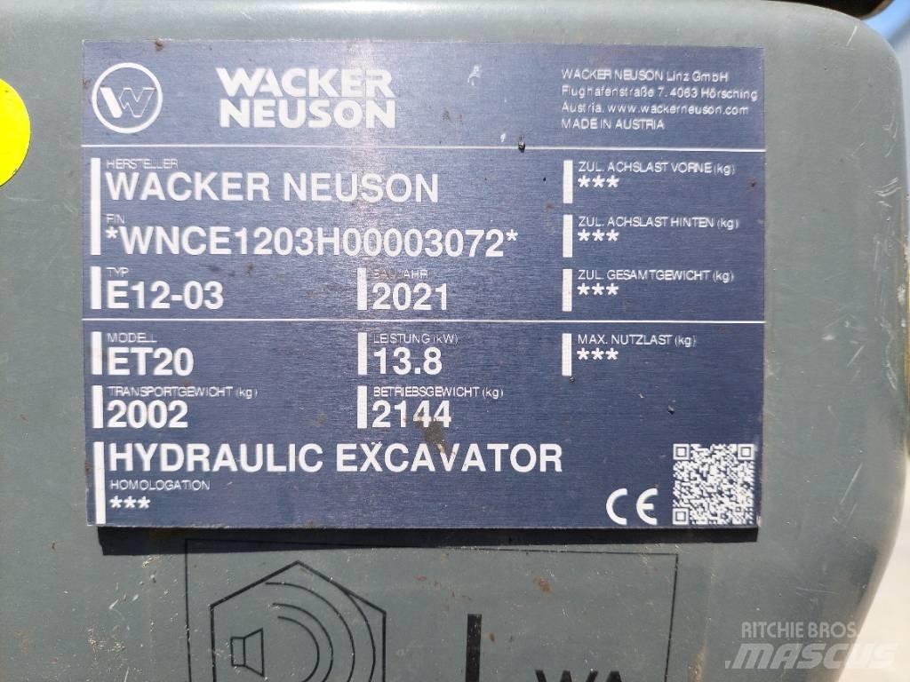 Wacker Neuson ET20 Bageri gusjeničari