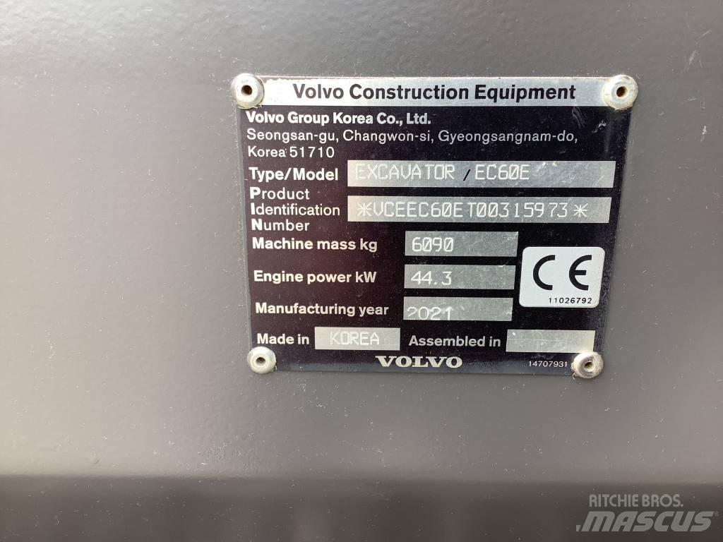 Volvo EC 60 E Bageri gusjeničari