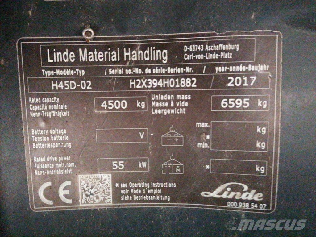 Linde H45D-02 Dizelski viličari