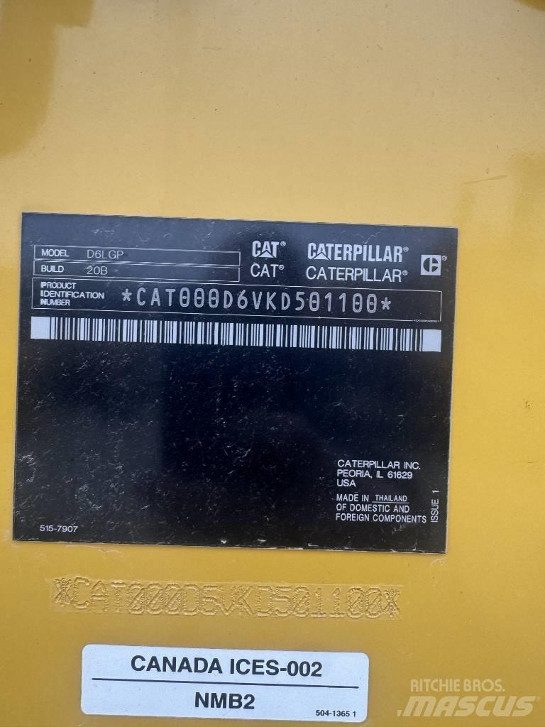 CAT D6 LGP Buldožeri gusjeničari