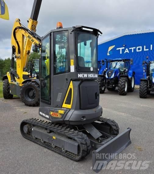 New Holland E25D Mini bageri <7t