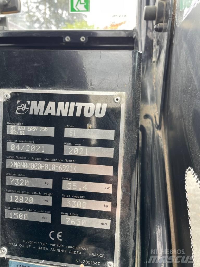 Manitou MT 933 Easy Teleskopski viličari