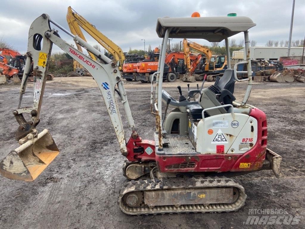 Takeuchi TB 216 Mini bageri <7t