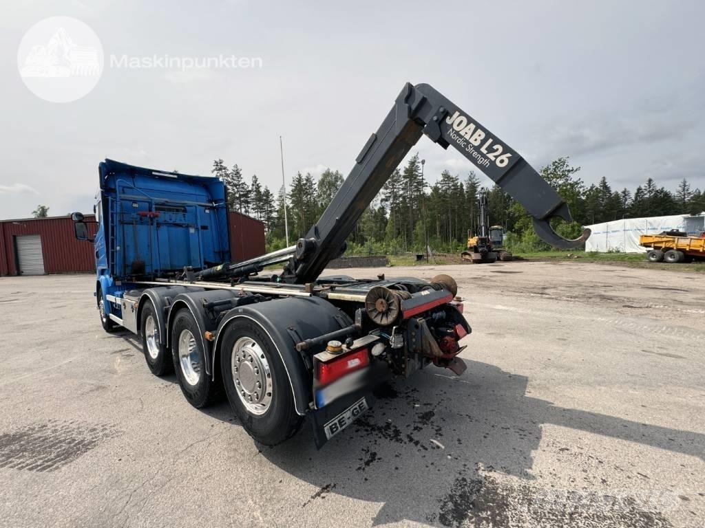Scania R 490 LB Rol kiper kamioni s kukama za dizanje