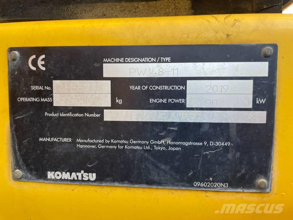 Komatsu PW 148-11 Bageri na kotačima
