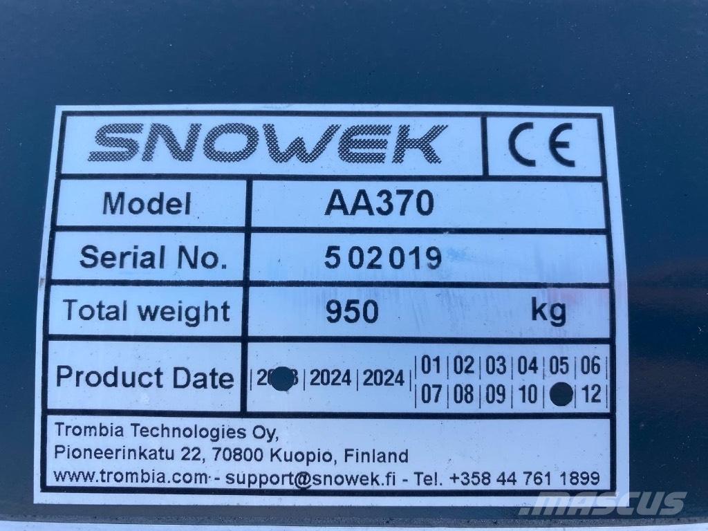 Snowek AA 370 Sniježne daske i  plugovi