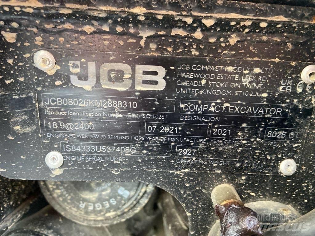 JCB 8026CTS Bageri gusjeničari
