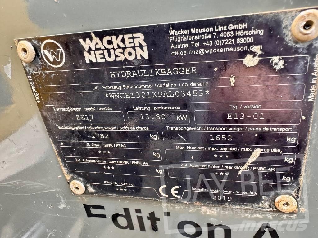 Wacker Neuson EZ 17 Mini bageri <7t