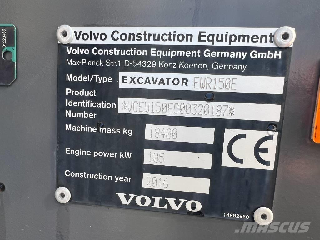 Volvo EWR 150 E Bageri na kotačima