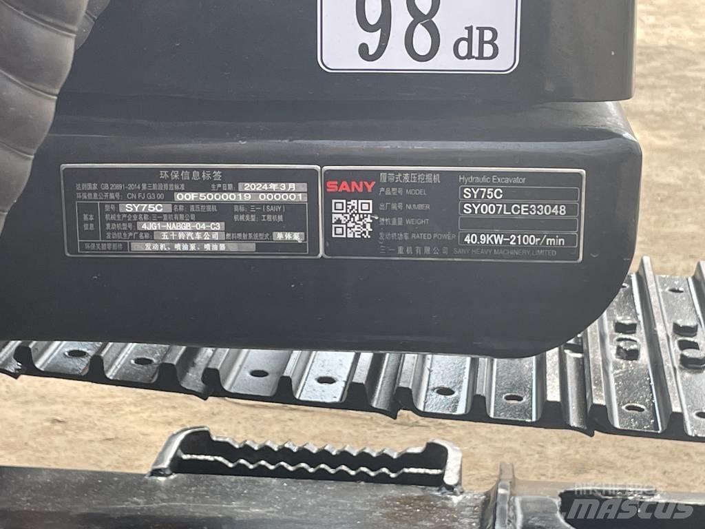 Sany SY 75 C pro Mini bageri <7t