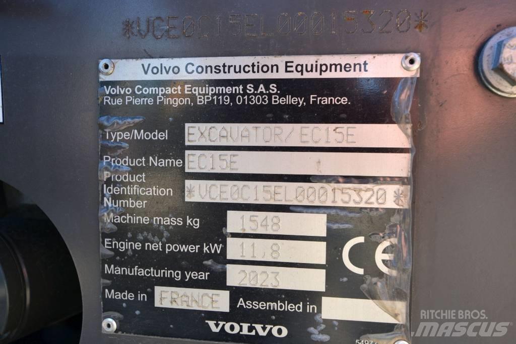 Volvo EC 15 E Mini bageri <7t
