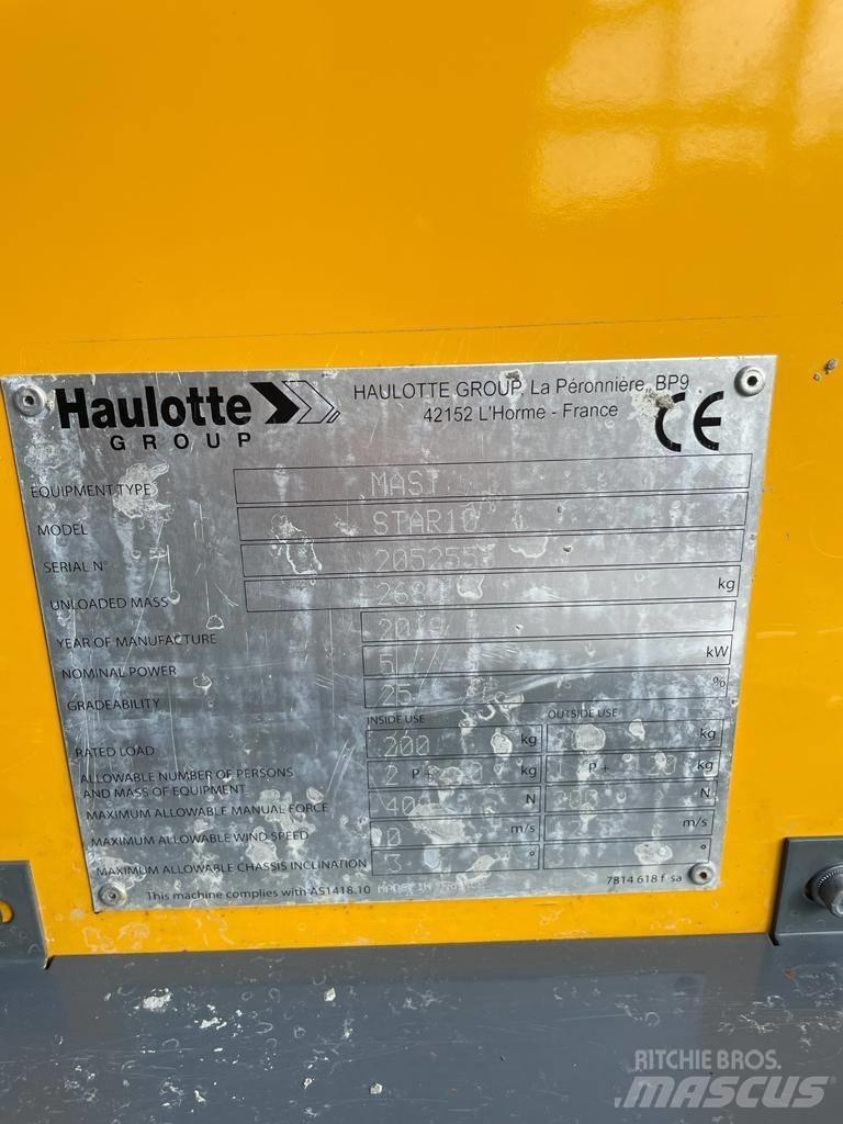 Haulotte Star 10 Vertikalne radne podizne platforme